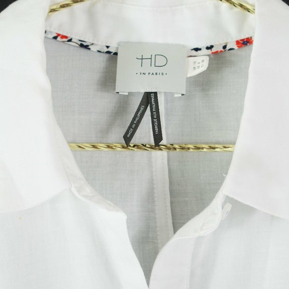 Anthropologie HD in Paris Tie Front Button Down 6 - Picture 4 of 5